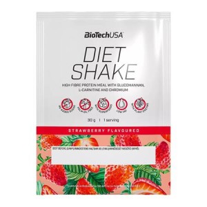 Proteinový nápoj BIOTECH USA 30g, Diet Shake jahoda